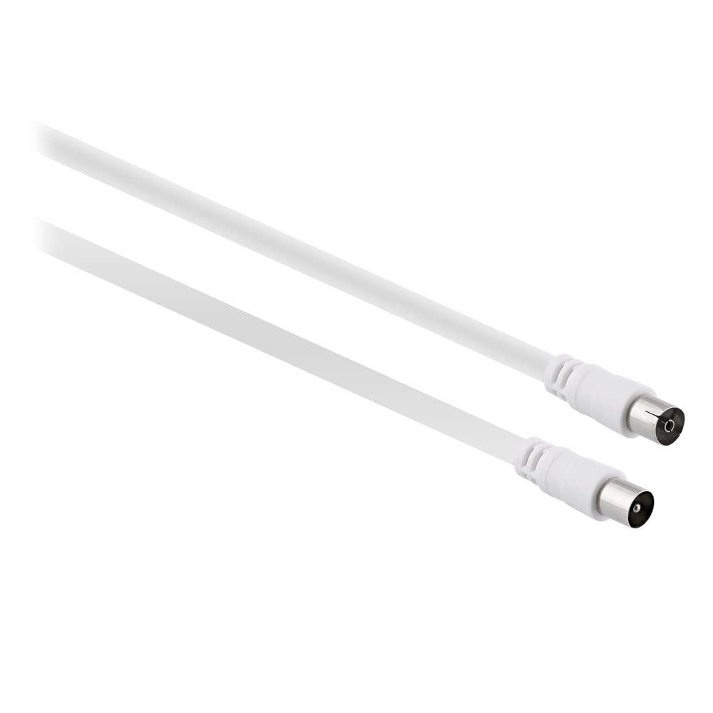 T'nB Câble antenne coaxial 2m M/F (Blanc)