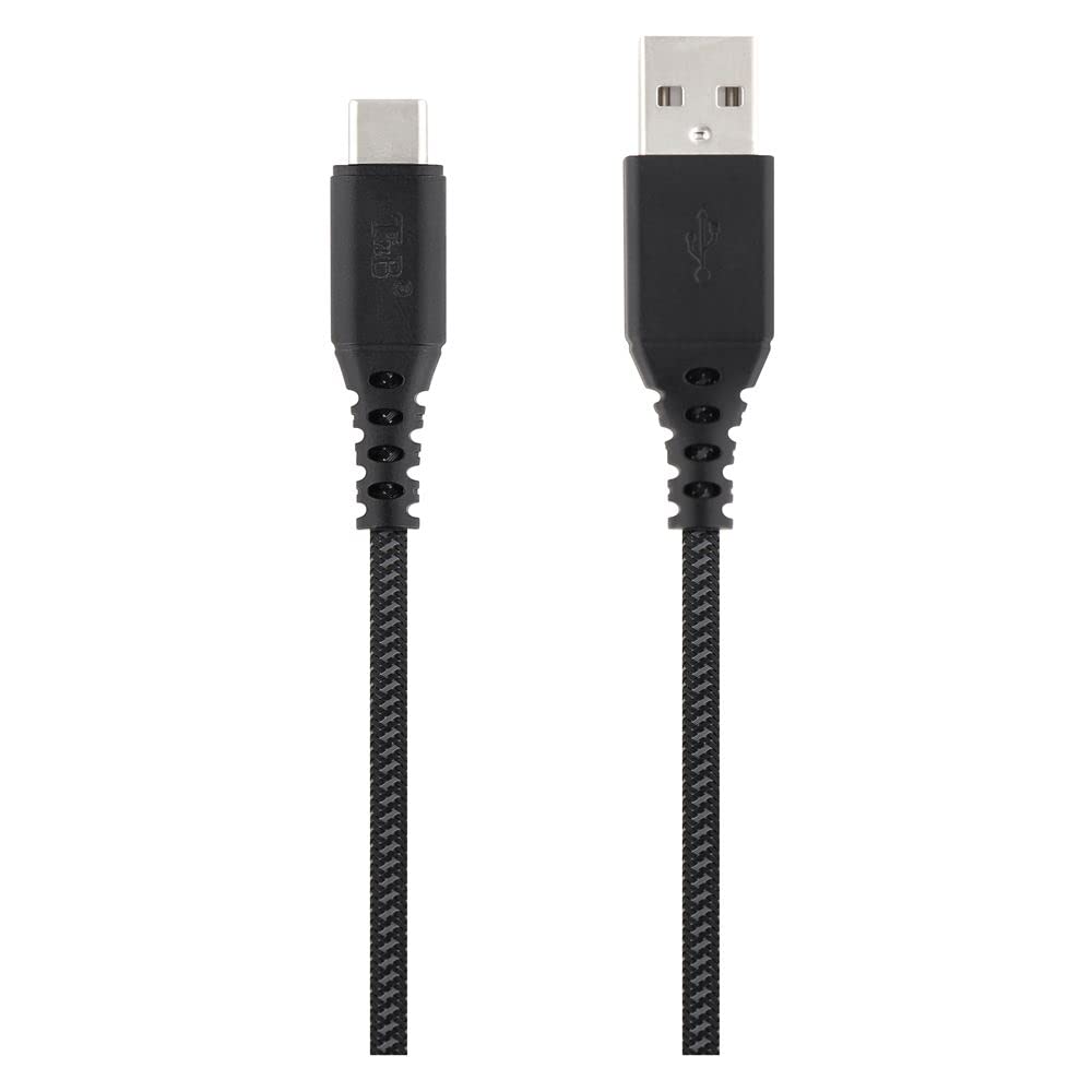 T'nB XTREMWORK USB/USB-C 1.5m Cable Black/Grey