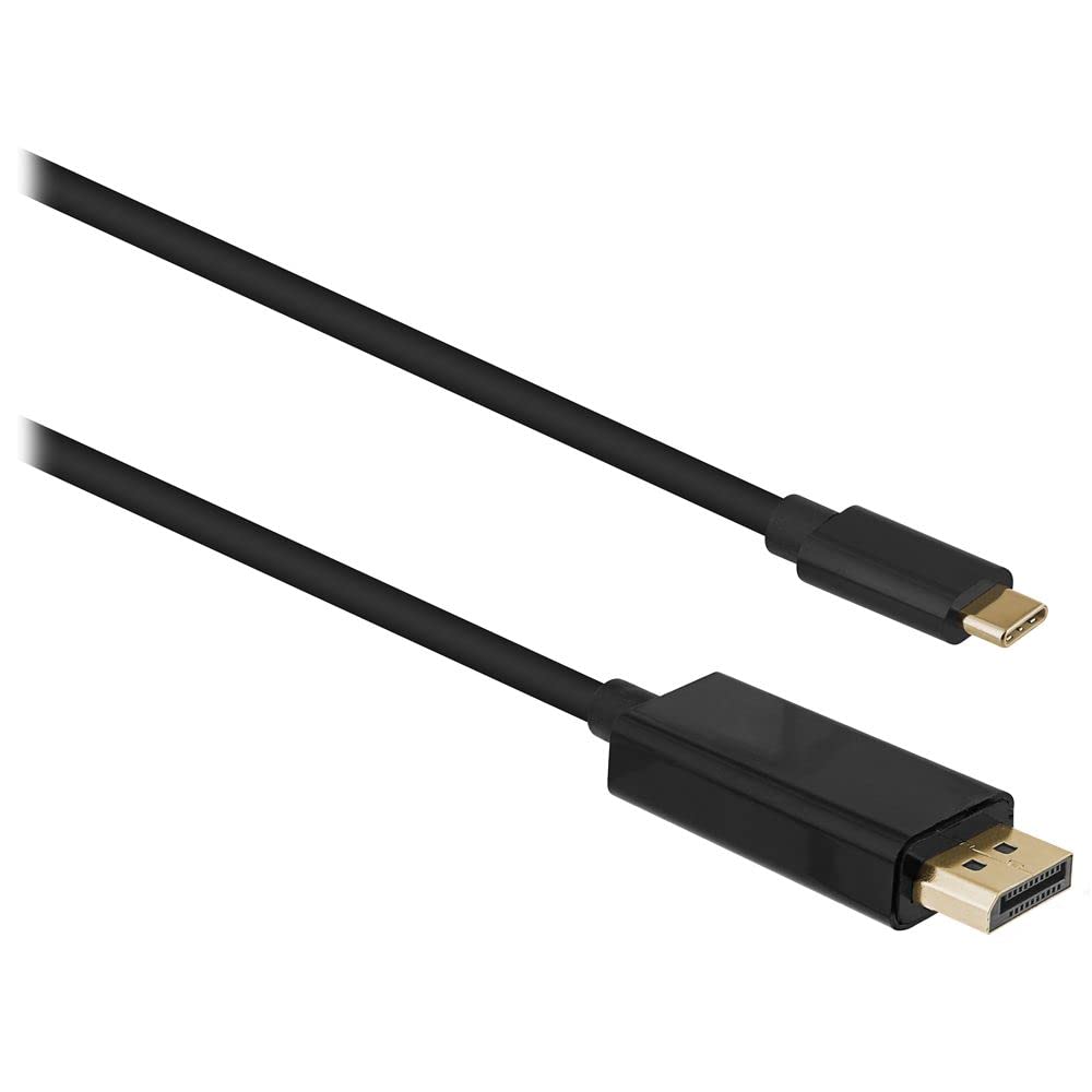T'nB Cable adaptateur USB-C vers DisplayPort 2m M/M (Noir)