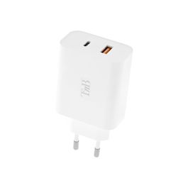 T'nB TNB Gan Technology Ultra Compact Double Connectivity USB-C And USB-A Quick Charge Optimized Energy Saving Compatible Notebooks
