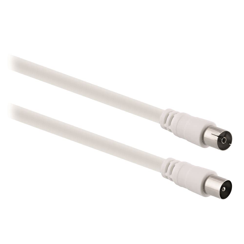 T'nB Câble antenne coaxial 1,5m M/F (Blanc)