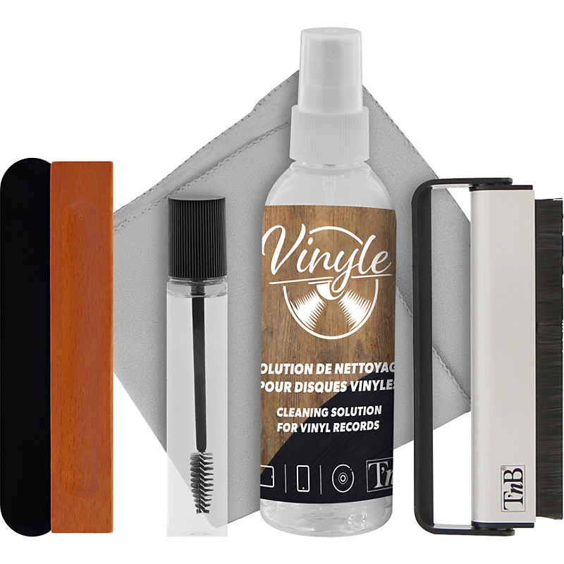 T'nB KIT DE NETTOYAGE 5 EN 1 DISQUES ET PLATINES VINYLES