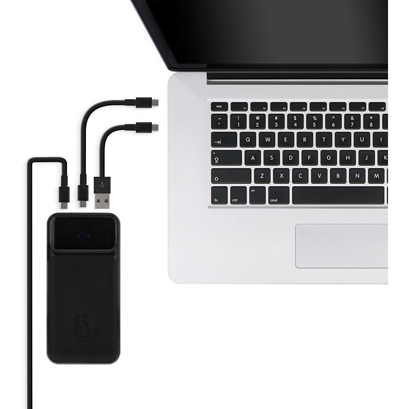 T'nB batterie externe 20 000 mah power delivery 65w noir