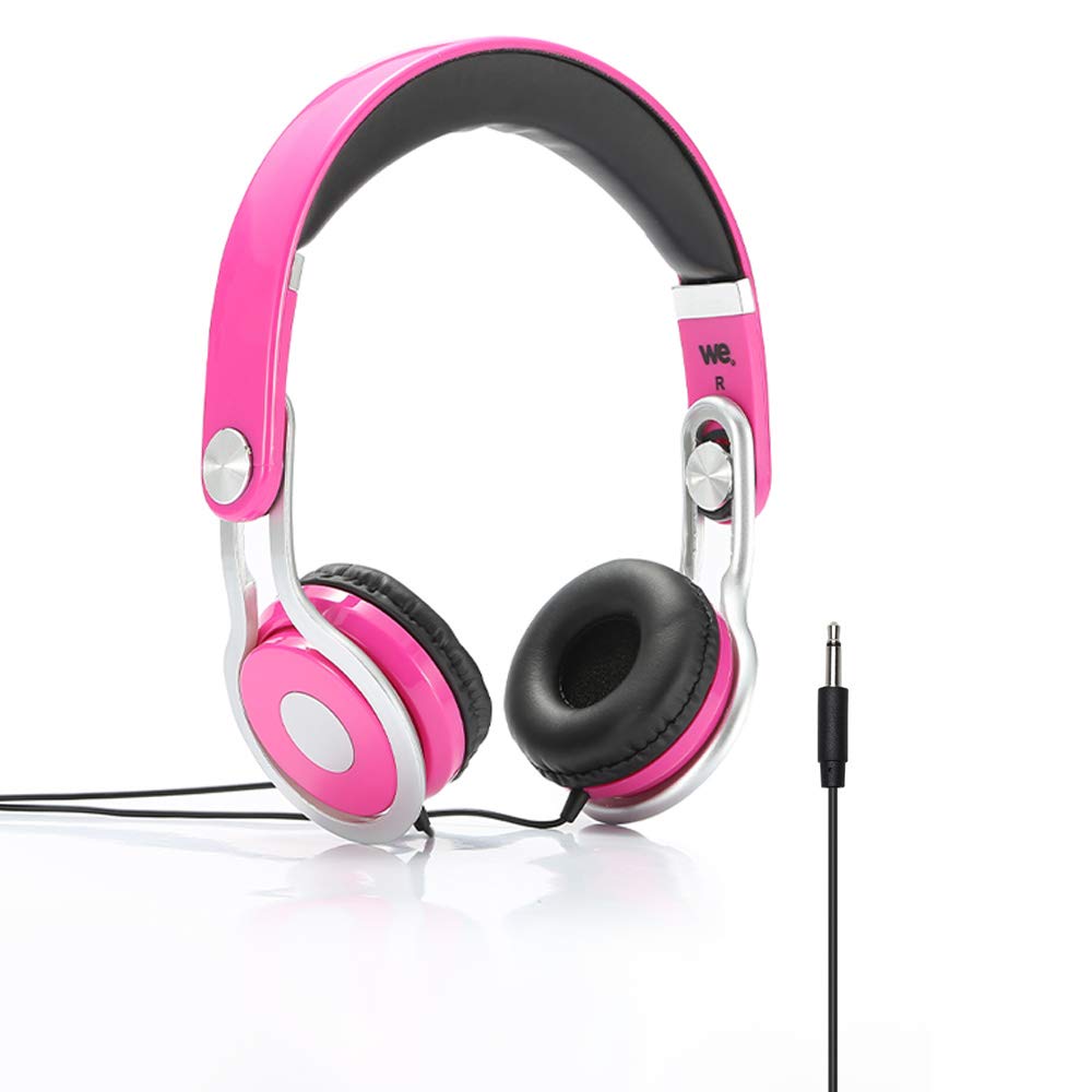 WE Casque audio rose pour enfant