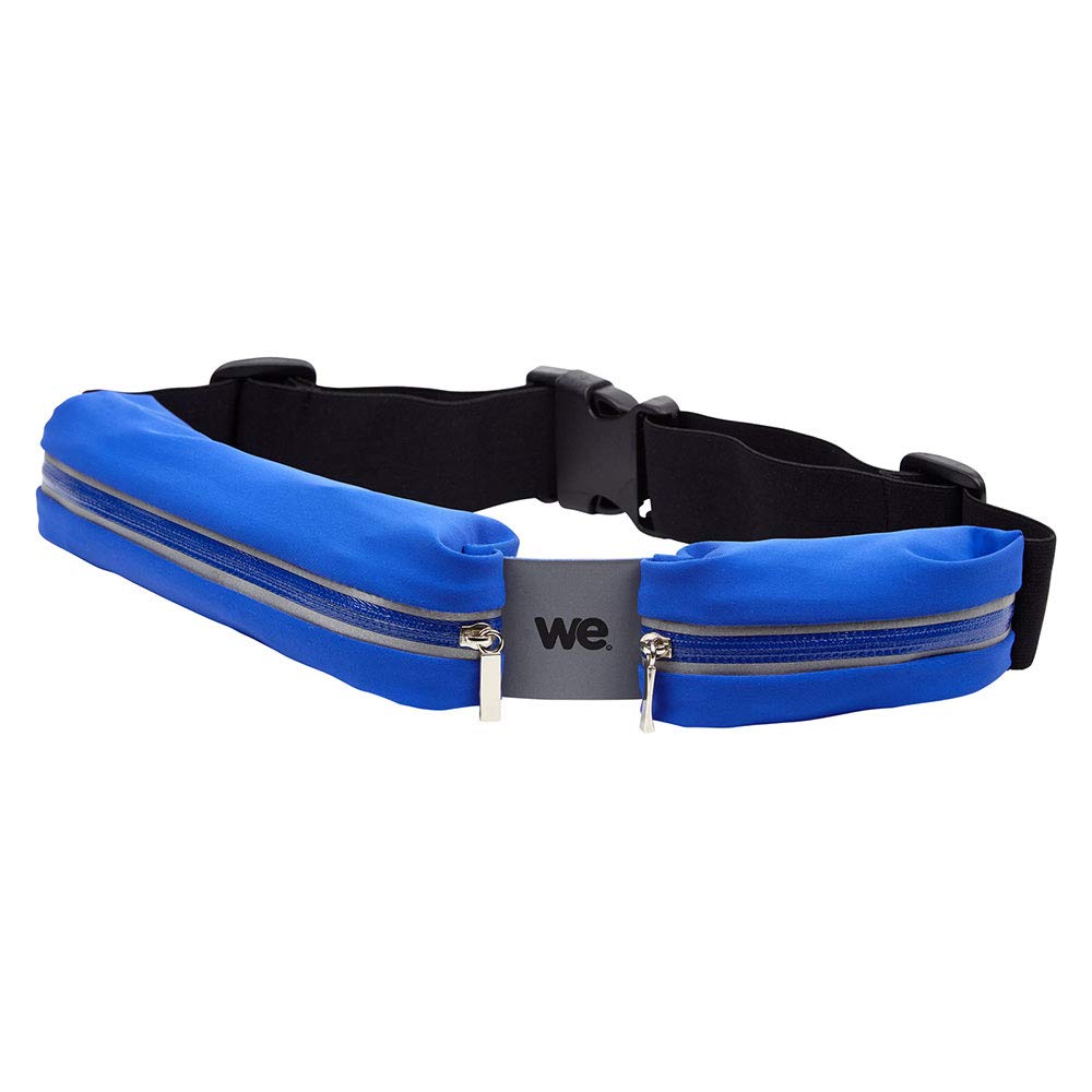 WE Ceinture sport bleue en Lycra Waterpoof, double poche Universel jusqu'à smartpho