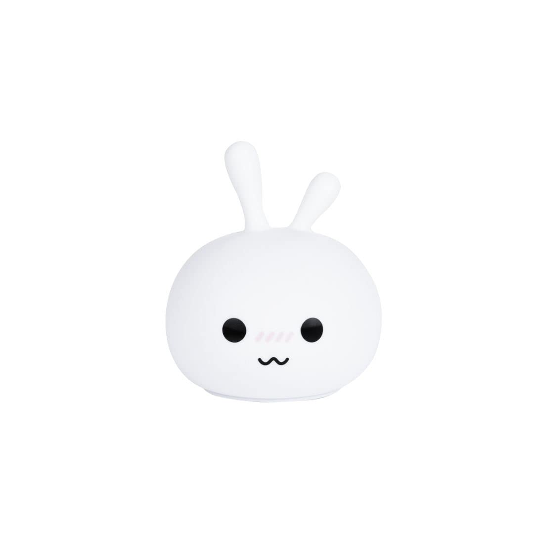 WE Veilleuse/projecteur d'étoile lapin en silicone, rechargeable lumiosité reglable