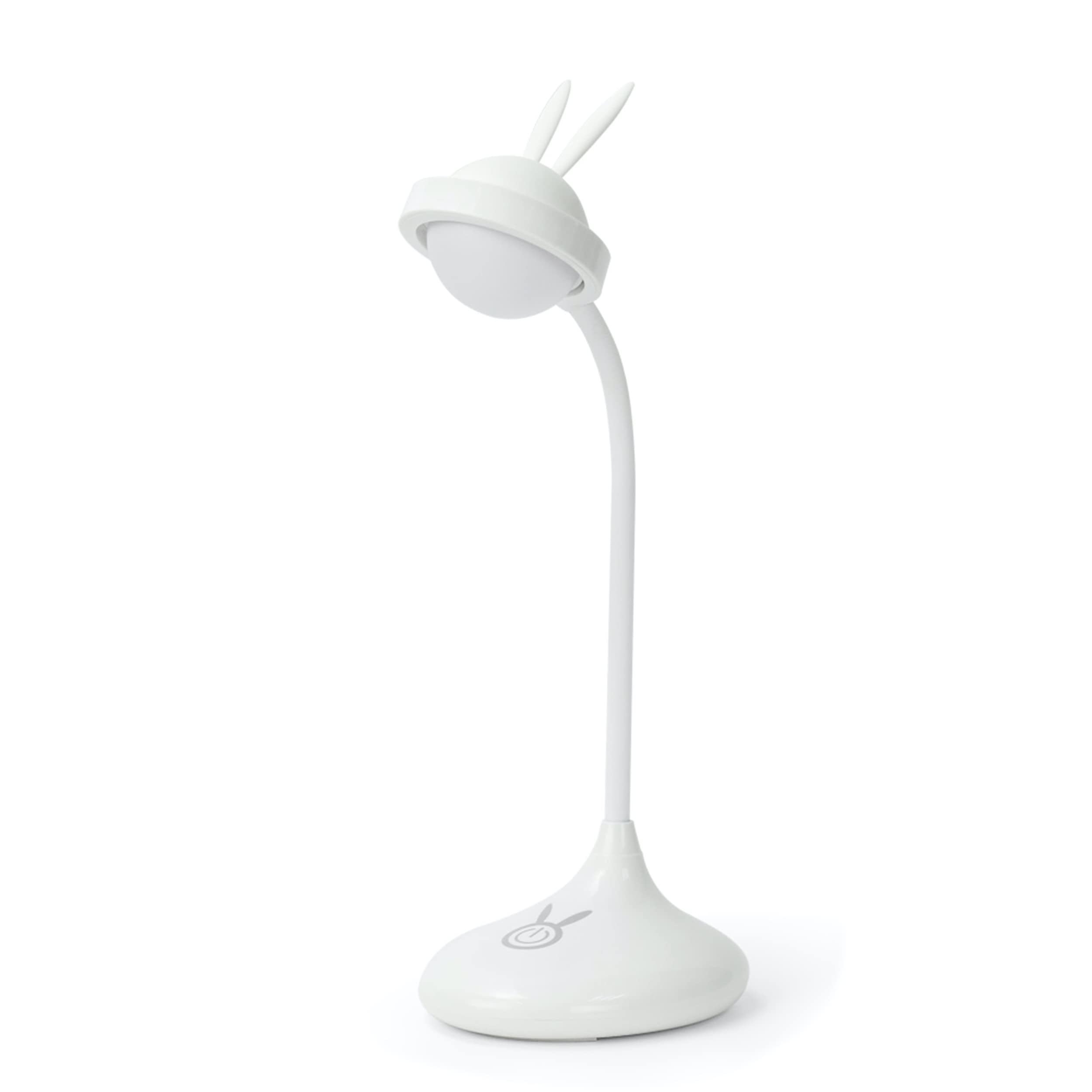 WE Lampe enfant en forme de lapin touche tactile, rechargeable t te en silicone , r
