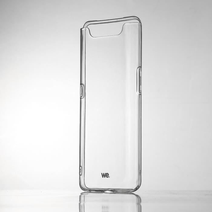 WE Coque de protection transparente pour smartphone Samsung Galaxy A80 Fabriqué en TPU. Ultra résistant Apparence du téléphone