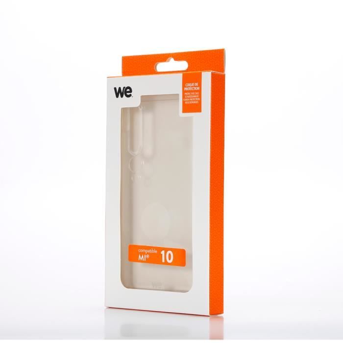 WE Coque de protection transparente pour smartphone XIAOMI MI 10