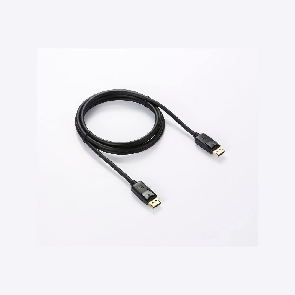 D2 Diffusion Cable Displayport 1.4 2m M/M Système verrouillage (Noir)