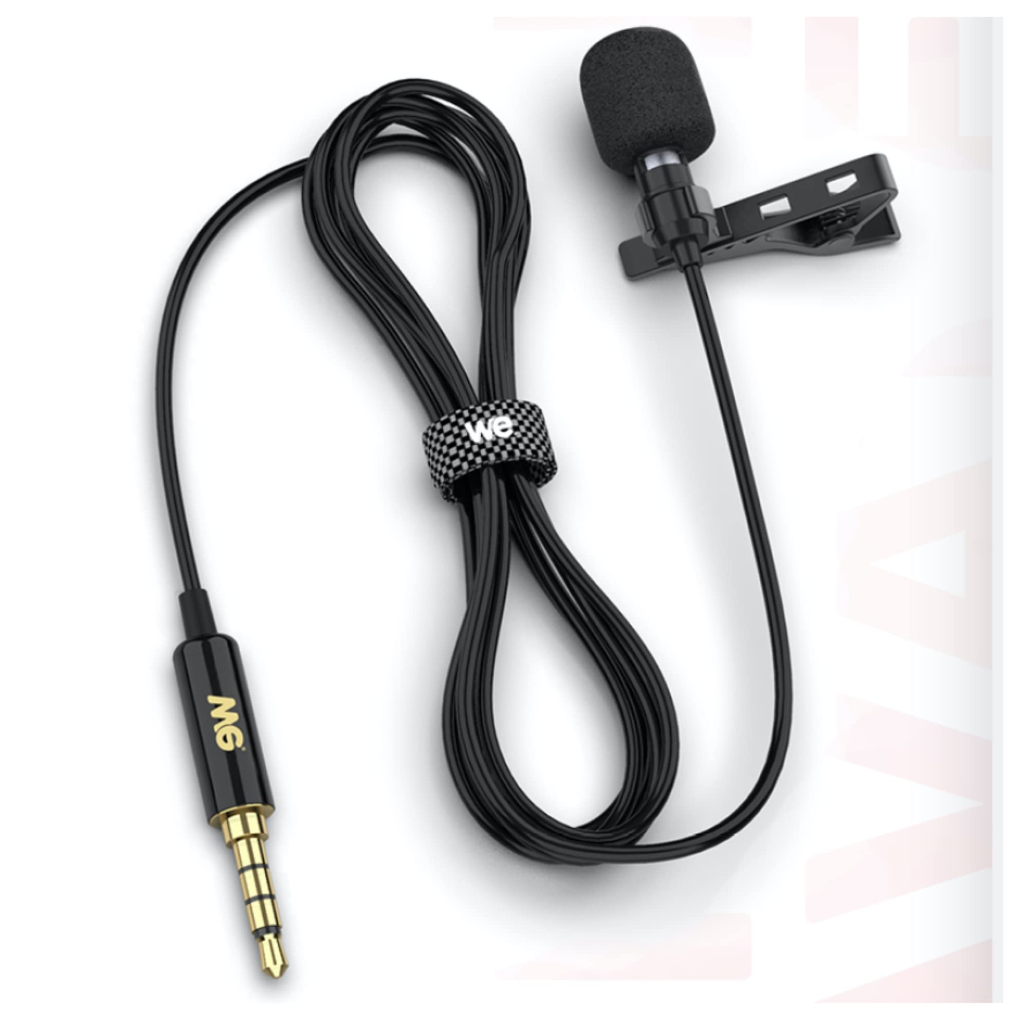 WE Microphone cravate filaire Vlog jack 3.5mm