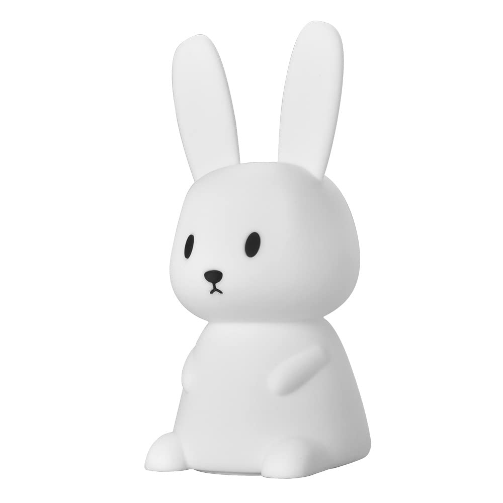WE Veilleuse lapin en silicone, batterie rechargeable, auto 9-11h, lumière blanche