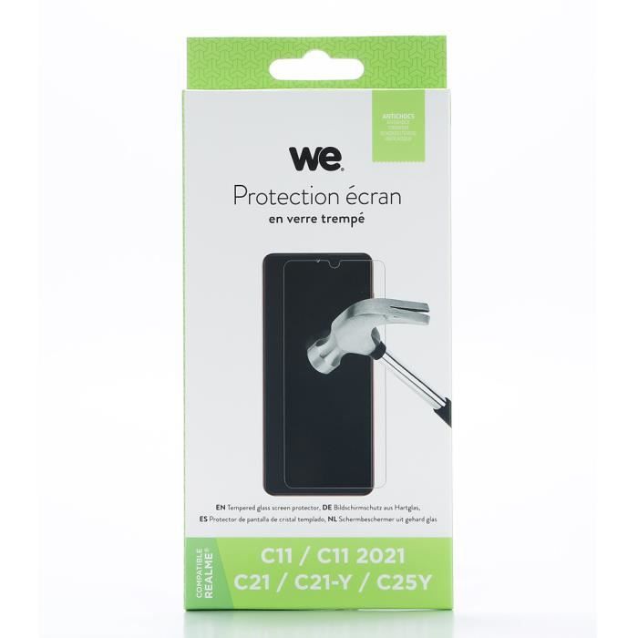 WE *** Verre trempé REALME C11 / C11 2021 / C21 / C21-Y / C25Y