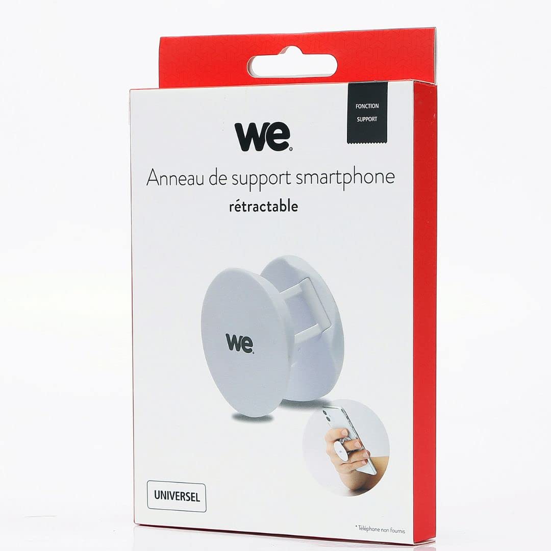 WE *** Anneau de support universel smartphone blanc