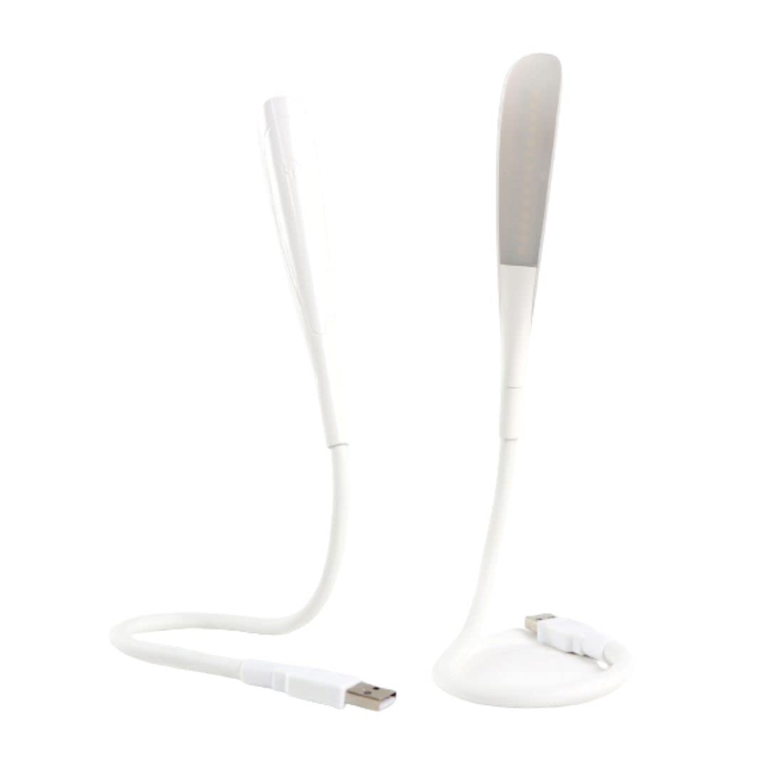 WE Lampe LED USB, bras flexible, lumière blanche avec intensité réglable en 3 niveaux