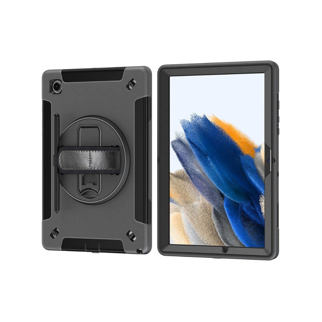 WE *** Etui antichocs pour Samsung Galaxy Tab A8 10.5 (2021) avec poignée rotati