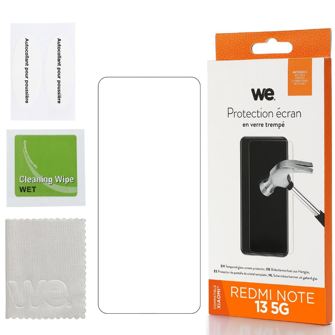 WE *** verre trempé XIAOMI REDMI NOTE 13 5G