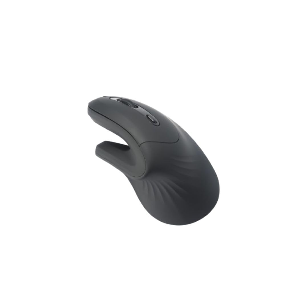 WE Souris ergonomique , 2-en-1 connexion BT + 2.4GHz, 5 boutons et 1 molette DPI