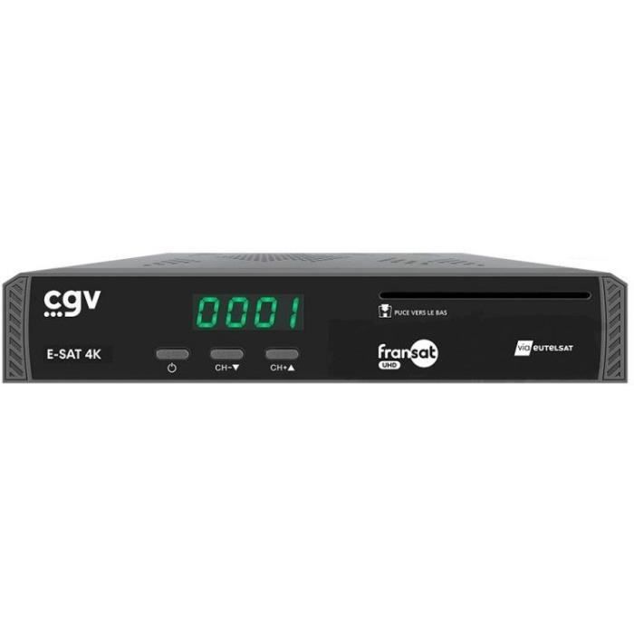 C.G.V decodeur satellite enregistreur satellite uhd 4k