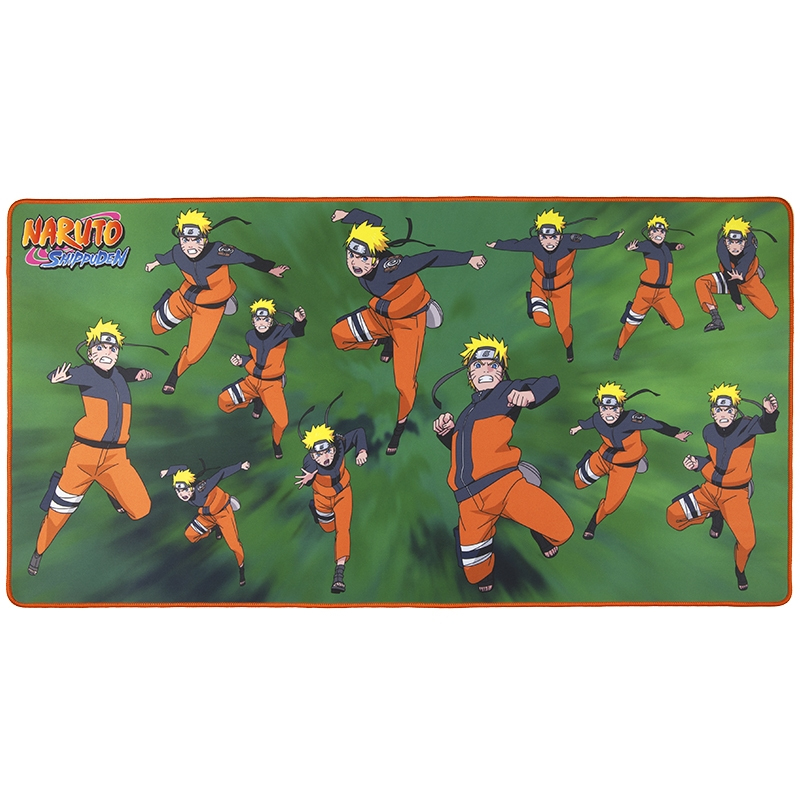 Konix Modèle du produit : Naruto KX MOUSEPAD XXL GREEN Tapis de souris de jeu Multicolore