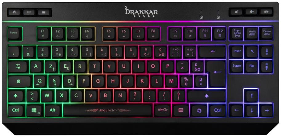 Konix Clavier Gamer Drakkar Spelheim TKL Keyboard