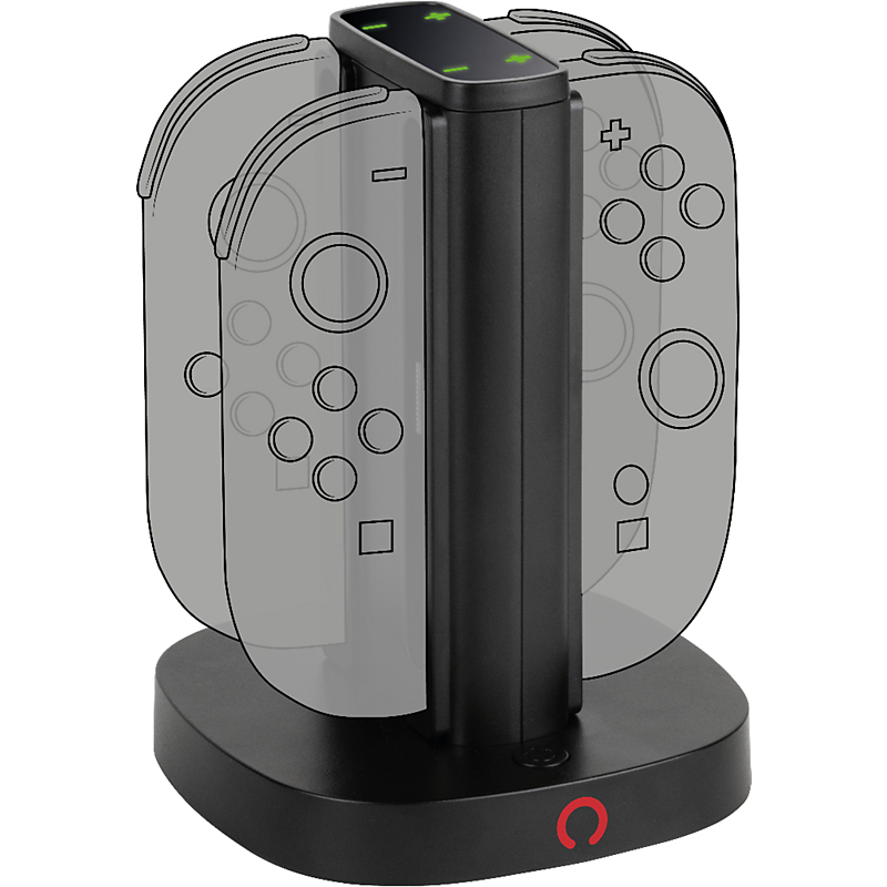 Konix chargeur switch 2 joycon charger x4