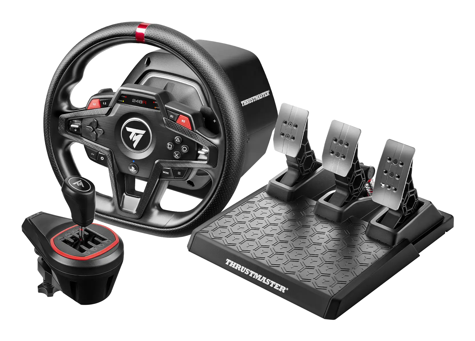 Thrustmaster Lenkrad Thrustm. T248R Shifter Pack        FF Wheel (PS5/PC) retail