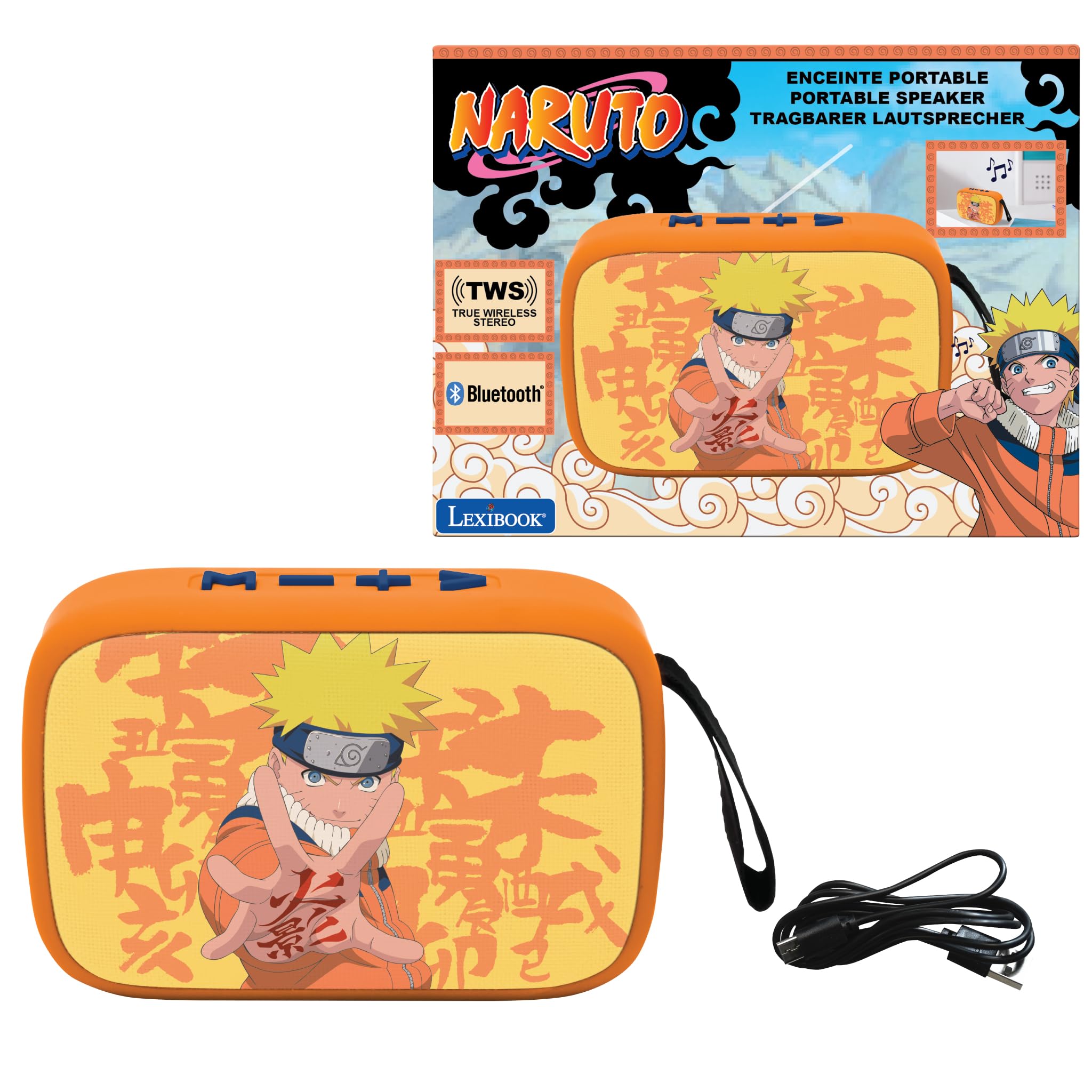 Lexibook Enceinte portable Bluetooth Naruto