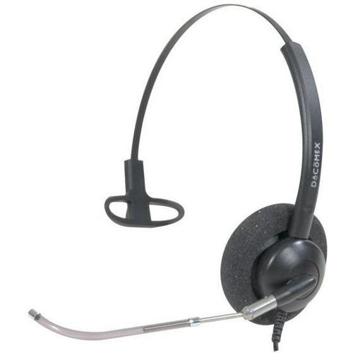 Dacomex Casque téléphonique micro tube télescopique 1 écouteur