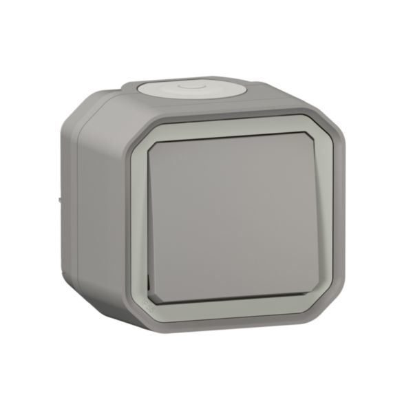LEGRAND Va-et-vient étanche complet Plexo 1 poste gris