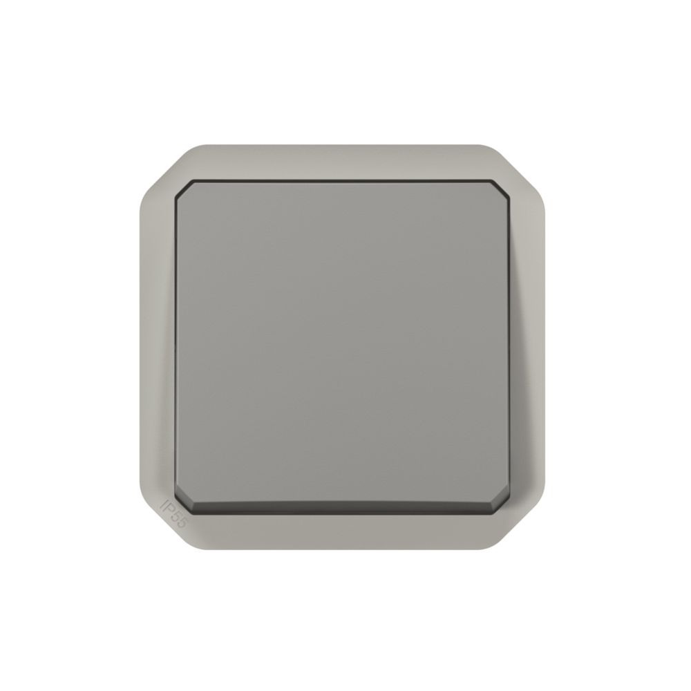 LEGRAND Va-et-vient 1 poste étanche composable gris Plexo