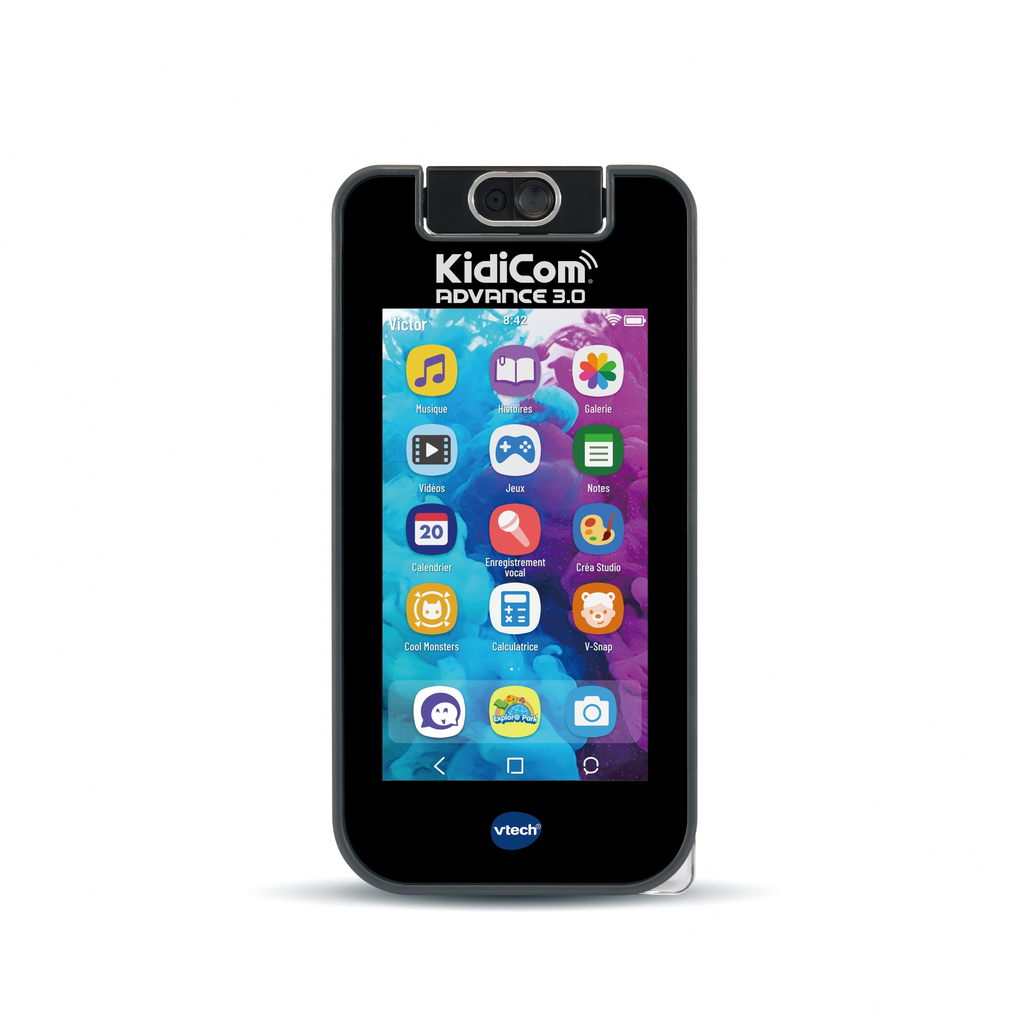 VTech lecteur mp4 kidicom advance 3.0 noir