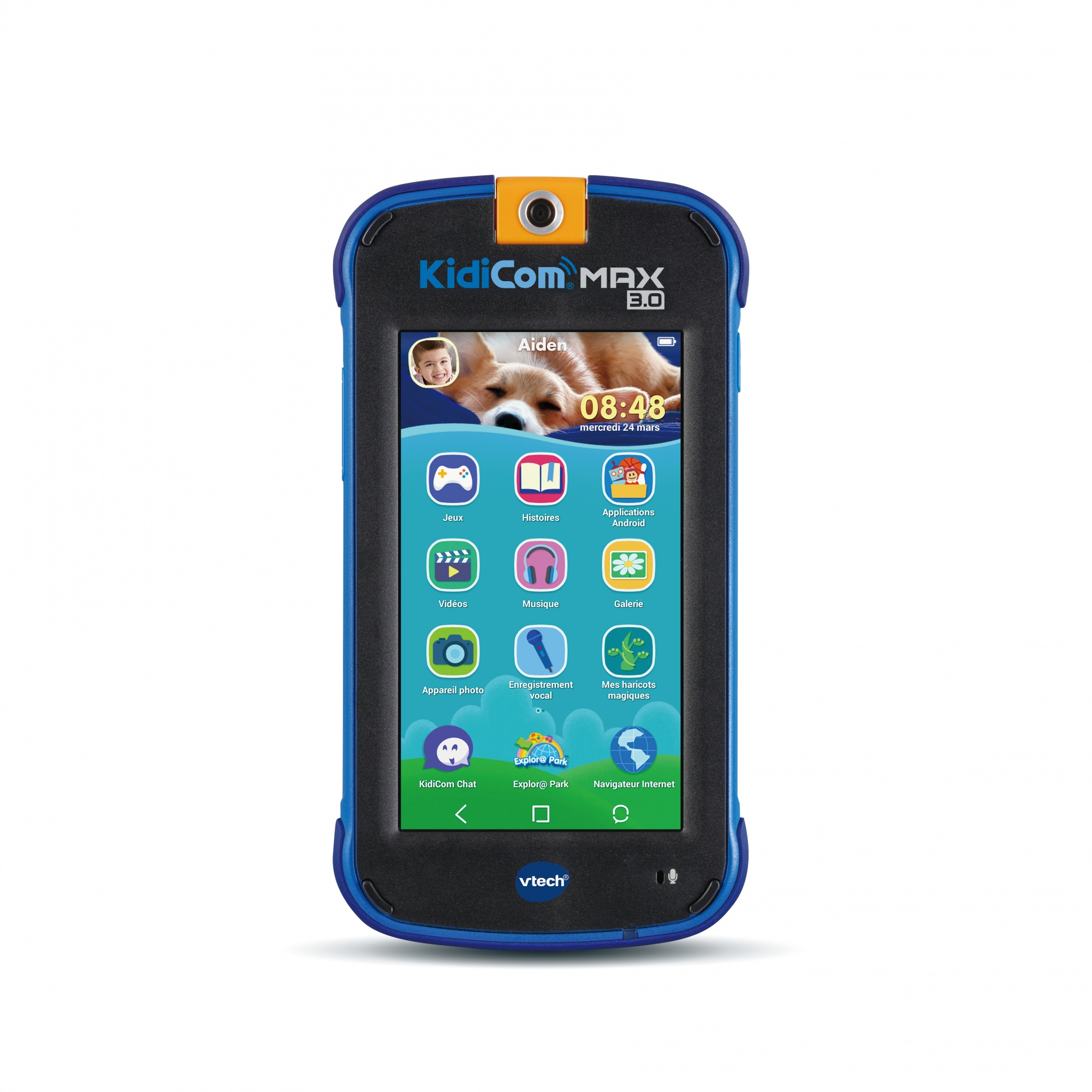 VTech lecteur mp4 kidicom max 3.0 bleu