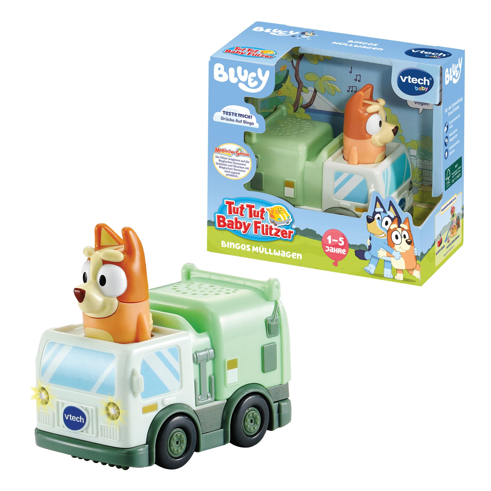 VTech Tut Tut Baby Flitzer - Bingos Müllwagen