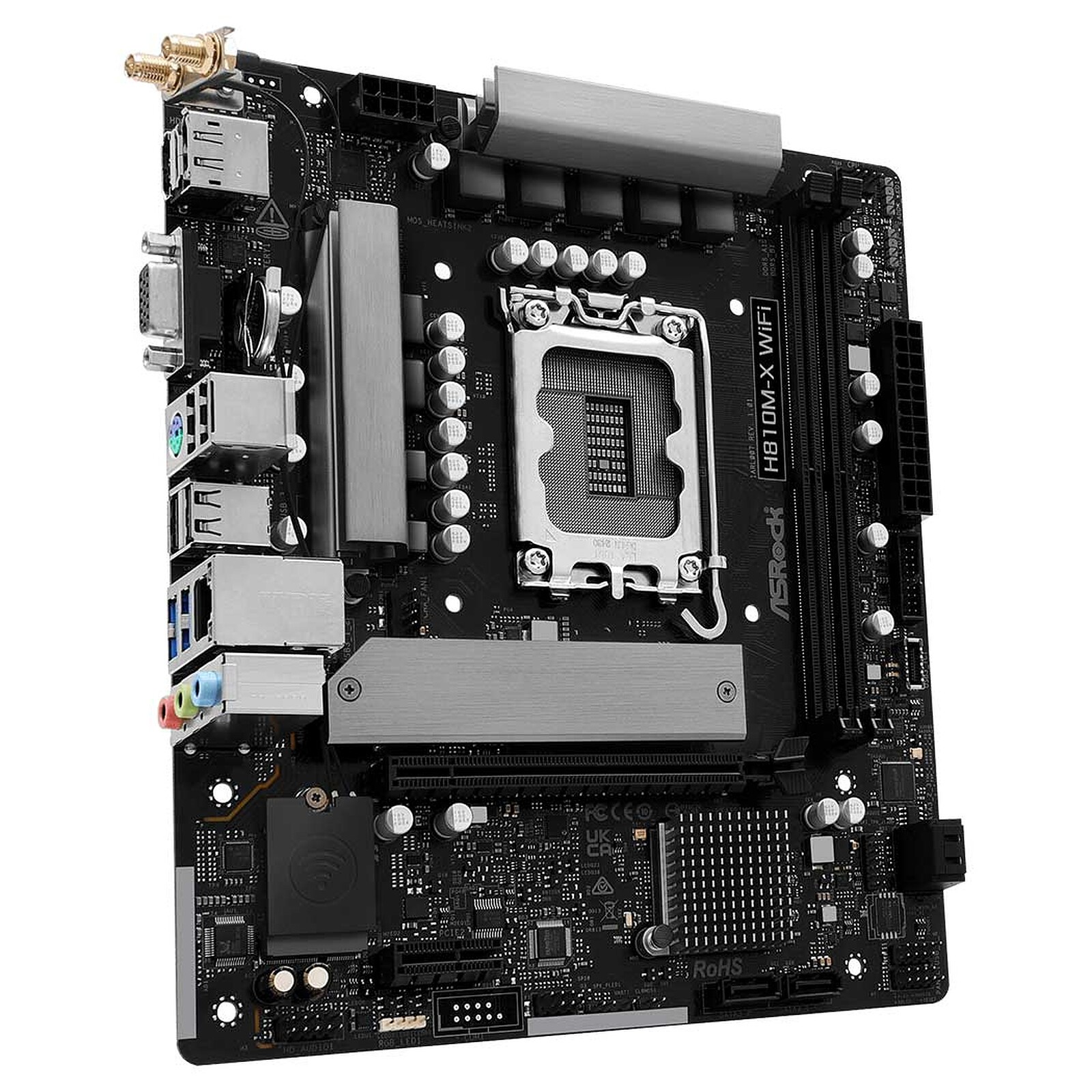 ASROCK H810M-X GEN5 WIFI       1851 mATX HDMI/DP       DD