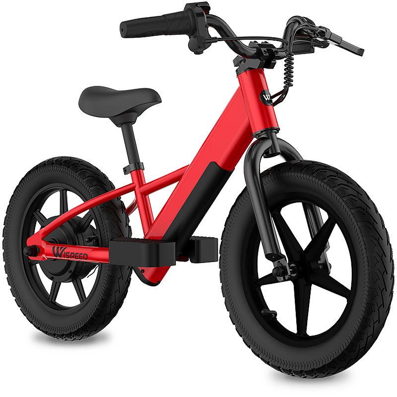 Wispeed draisienne enfant wikids rouge 14 100w