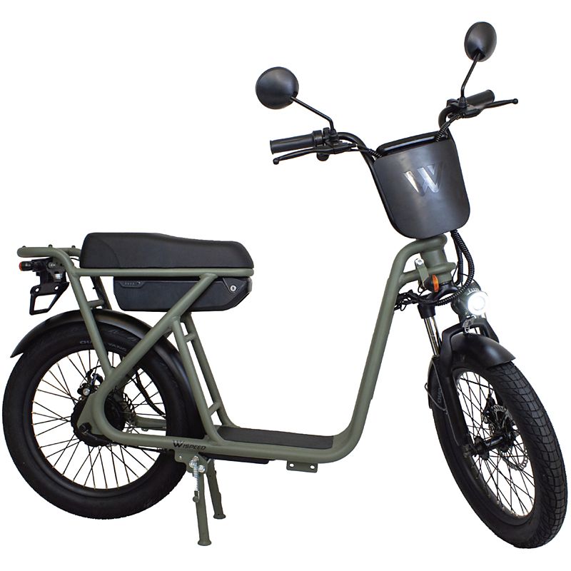 Wispeed draisienne electrique wimob 2 kaki - homologue