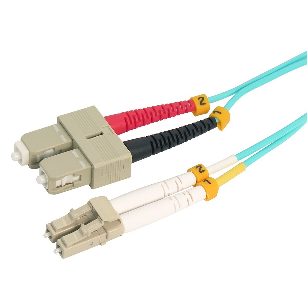 GENERIQUE Jarretière duplex HD OM4 SC-UPC/SC-UPC aqua