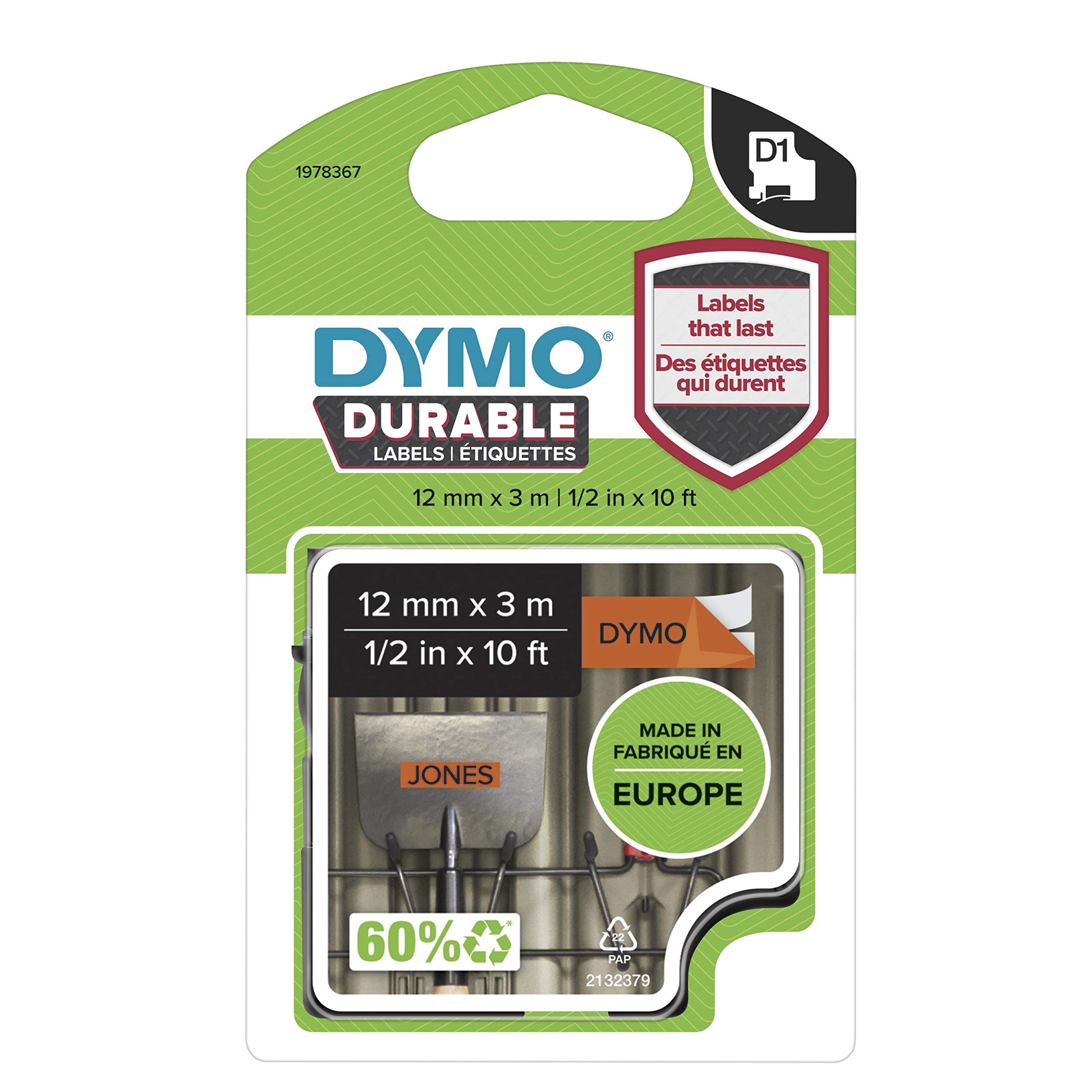 DYMO D1 Hochleistungs-Etikettenband 1978367