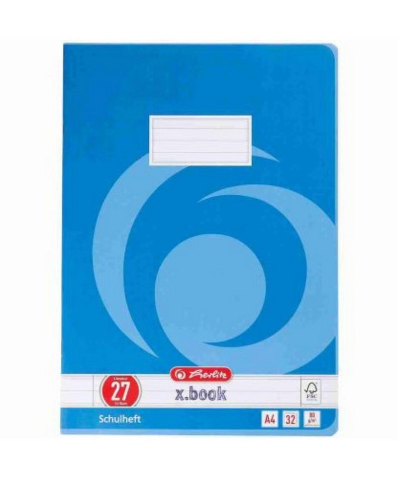 Herlitz Heft A4 16 Blatt Lineatur 27 GREENline Elefant (A4)