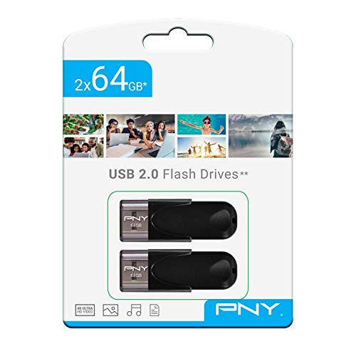PNY PNY Attaché 4 2.0 64GB lecteur USB flash 64 Go USB Type-A Noir