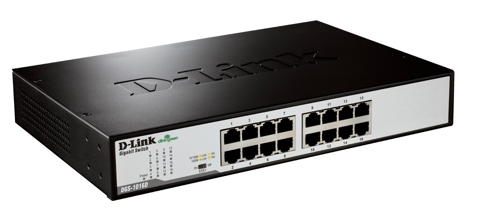 DLINK Switch Gigabit Ethernet cuivre 16 ports 10/100/1000Mbps
