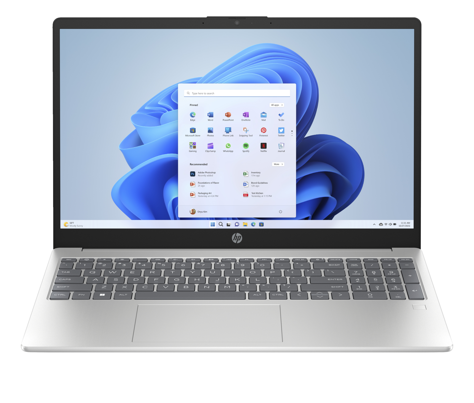 HP PACK Laptop 15-fc0082nf + Mouse 240 + Micro-casque Poly Blackwire