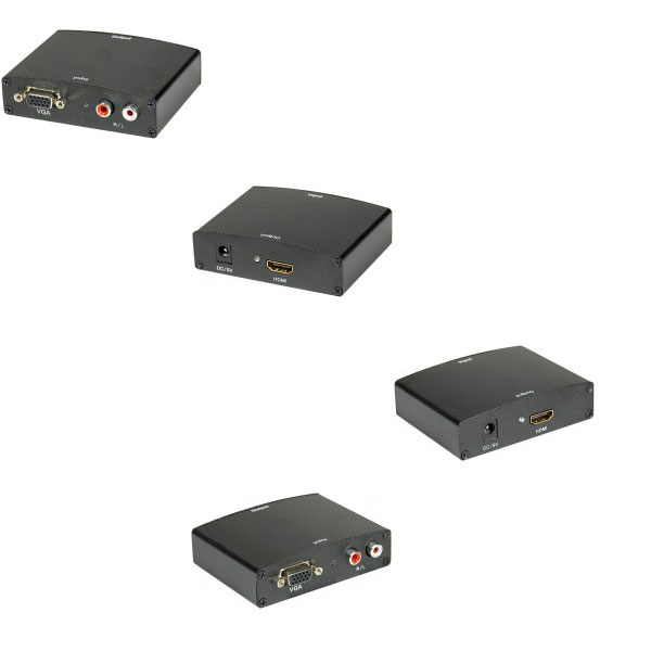 GENERIQUE Convertisseur VGA + RCA vers HDMI