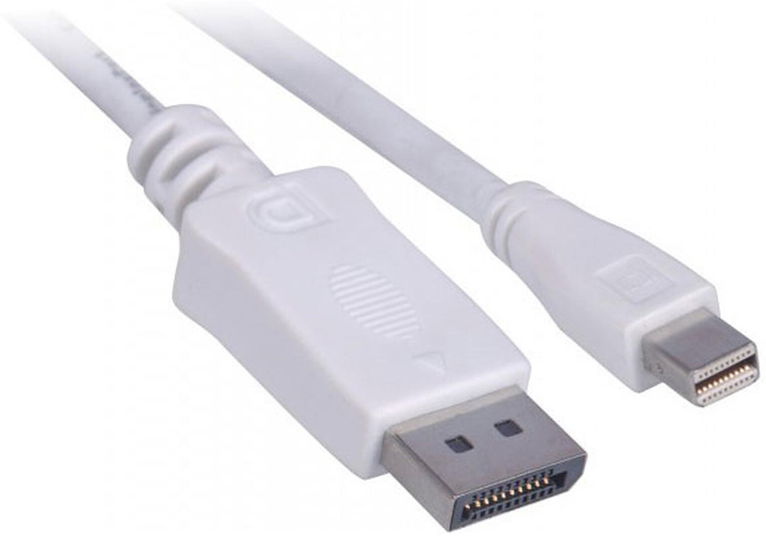 Cordon DisplayPort mâle / mini DisplayPort mâle (1.80 m)