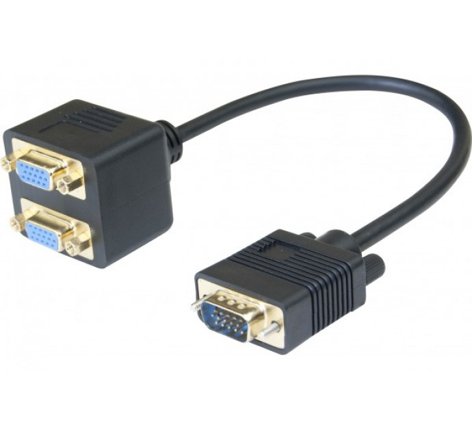 GENERIQUE Cable 1 vga /m vers 2 vga /f