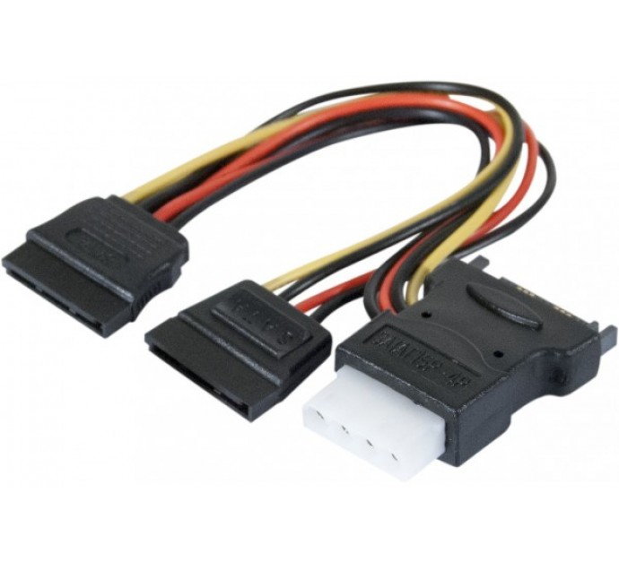 GENERIQUE Doubleur d alimentation SATA vers 2 SATA et 1 Molex