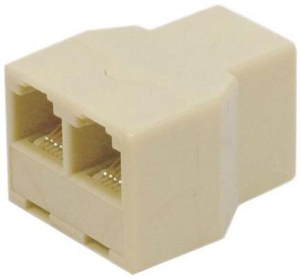 GENERIQUE Doubleur RJ12 femelle vers femelle + femelle