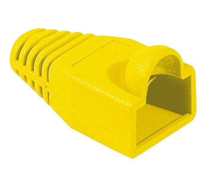 GENERIQUE Manchon RJ45 jaune snagless diamètre 5,5 mm (sachet de 10 pcs)