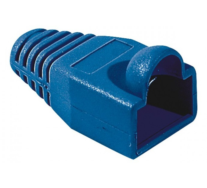 GENERIQUE Manchon RJ45 bleu snagless diamètre 6 mm (sachet de 10 pcs)